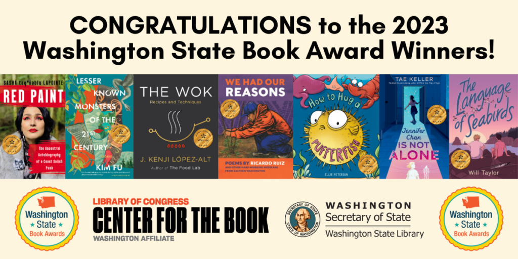 Congratulations to the Washington State Book Award Winners.