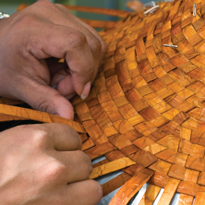 Cedar weaving